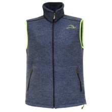 Ivanhoe Boiled Wool Vest (For Men) in Steel Blue - Closeouts