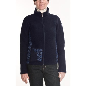 Ivanhoe Hanna Jacket - Boiled Wool (For Women) in Navy