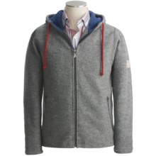Ivanhoe Otto Hoodie Sweatshirt - Boiled Wool, Full Zip (For Men) in Grey - Closeouts