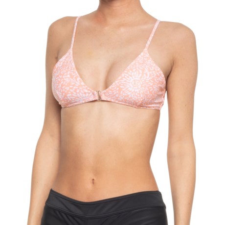 SISSTR Ivee Bralette Bikini Top (For Women) - PEACH (L )