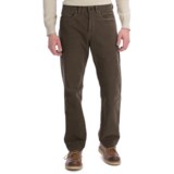Ivory Cotton Moleskin Pants - 5-Pocket (For Men)