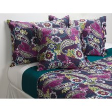 Ivy Hill Home Colonial Floral Paisley Toss Pillow - 20x20" in Jewel Tone - Overstock