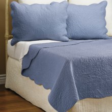 Ivy Hill Home Cooper Paisley Quilt Set - King in Heritage Blue - Overstock