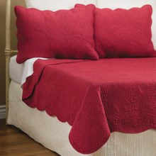 Ivy Hill Home Cooper Paisley Quilt Set - Twin in Red - Overstock
