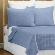Ivy Hill Home Landon Quilt Set - King in Heritage Blue - Overstock