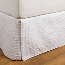 50%OFF ベッドスカート アイビーヒルホームランドンキルト綿のベッドスカート - 女王 Ivy Hill Home Landon Quilted Cotton Bed Skirt - Queen画像