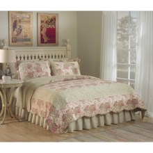 Ivy Hill Home Parisian Paisley Quilt Set - Twin, Cotton in Ivory Multi - Overstock