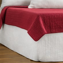 Ivy Hill Home Winslet Quilted Bed Skirt - Full in Whisper White - Overstock