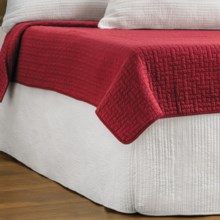 Ivy Hill Home Winslet Quilted Bed Skirt - Queen in Whisper White - Overstock