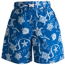 ixtreme Swim Trunks - UPF 50+ (For Toddler Boys) in Turtle - Closeouts