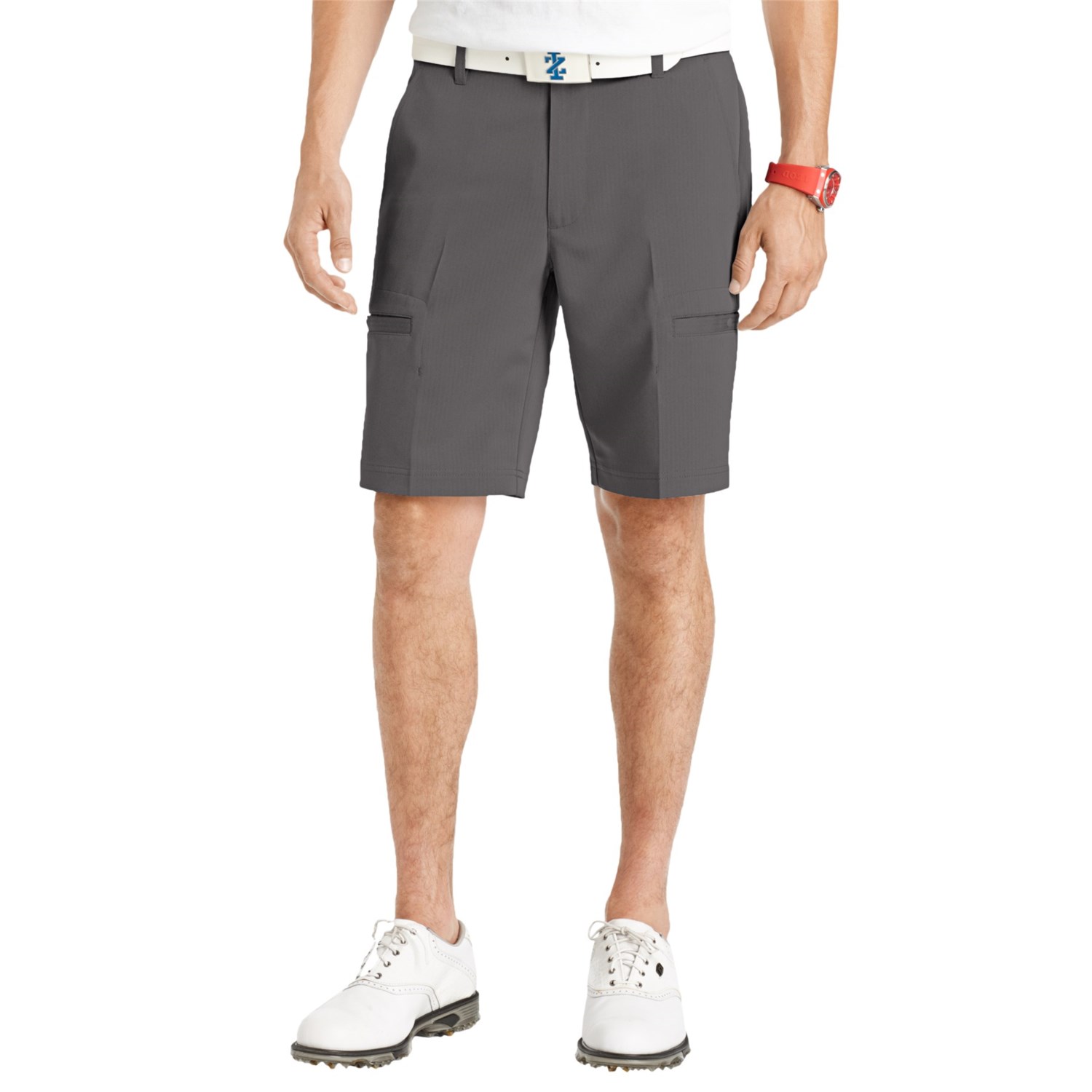 IZOD Herringbone Cargo Golf Shorts (For Men) Save 69