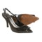 J. Renee Burma Sling-Back Pumps - Leather (For Women) in Pewter