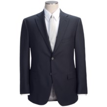 Jack Victor Beaded Alternating Stripe Suit - Wool (For Men) in Navy - Closeouts