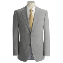 Jack Victor Beaded Slim Jim Stripe Suit - Wool (For Men) in Black/White - Closeouts