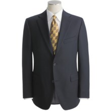 Jack Victor Beaded Tonal Stripe Suit - Wool (For Men) in Double Navy - Closeouts