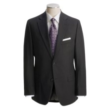 Jack Victor Black Track Stripe Suit - Wool (For Men) in Black - Closeouts