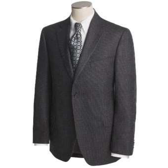 Jack Victor Houndstooth Sport Coat - Wool (For Men) in Black/Grey