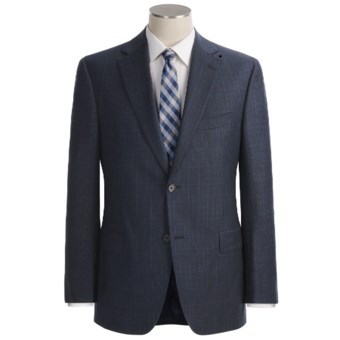 Jack Victor Loro Piana Wool Suit - Plaid (For Men) in Navy
