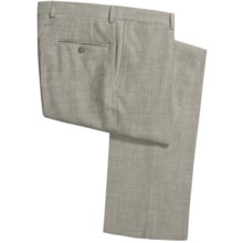 Jack Victor Shantung Weave Pants (For Men) in Green - Closeouts