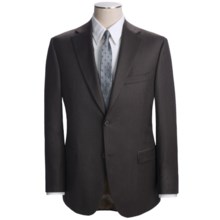 Jack Victor Slim Jim Stripe Suit - Loro Piana Wool (For Men) in Dark Brown - Closeouts