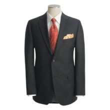 Jack Victor Slim Jim Stripe Suit - Wool (For Men) in Black - Closeouts