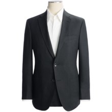 Jack Victor Solid Sport Coat - Linen-Wool, Trim Fit (For Men) in Black - Closeouts