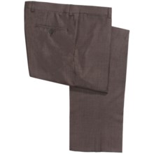 Jack Victor Spencer Neat Pants - Merino Wool (For Men) in Brown - Closeouts