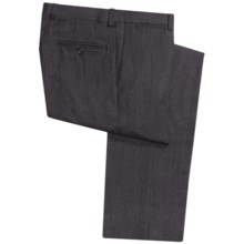 Jack Victor Spencer Twist Whipcord Pants - Wool (For Men) in Charcoal - Closeouts