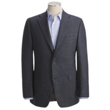 Jack Victor Tic Weave Sport Coat - Wool by Loro Piana (For Men) in Blue Multi - Closeouts
