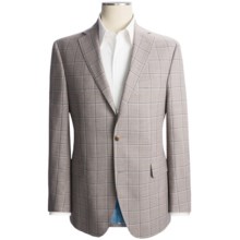 Jack Victor Windowpane Sport Coat - Wool-Silk (For Men) in Tan - Closeouts