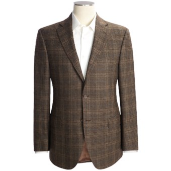 Jack Victor Wool Plaid Sport Coat (For Men) in Brown