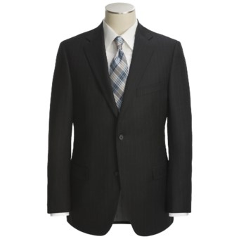 Jack Victor Wool Stripe Suit (For Men) in Black