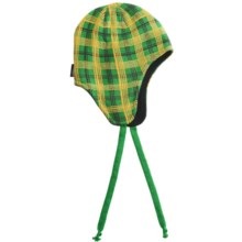 Jacob Ash Attaboy Edge Plaid Flap Hat - Fleece Lining (For Men and Women) in Kelly Green - Closeouts
