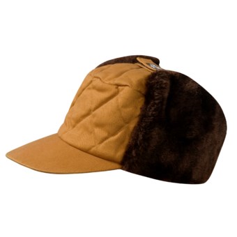 Jacob Ash Attaboy Quilted Hat - Insulated (For Men and Women) in Brown/Tan