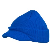 Jacob Ash Attaboy Radar Knit Cap with Brim (For Boys) in Turkish Sea - Closeouts