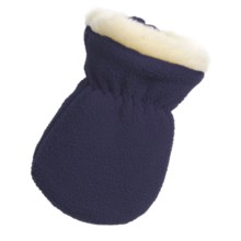 Jacob Ash Attakid Sparky Fleece Mittens (For Infants) in Navy - Closeouts
