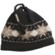 Jacob Ash EcoRaggs® Diamond Snowflake Beanie Hat - Wool, Recycled Materials (For Men and Women)