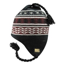 Jacob Ash EcoRaggs® Fjord Earflap Hat (For Men and Women) in Terra Black - Closeouts