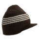 Jacob Ash EcoRaggs® Striped Visor Cap - Wool Blend (For Men and Women)