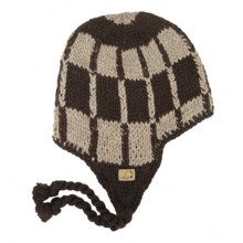 Jacob Ash EcoRaggs® T-Shell Earflap Cap - Recycled Materials (For Men and Women) in Chocolate - Closeouts
