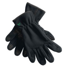 Jacob Ash Fleece Gloves (For Men and Women) in Black - Closeouts