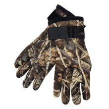 Jacob Ash Hot Shot 3mm Neoprene Gloves - Fleece Lined (For Men) in Advantage Max 4 Camo - Closeouts