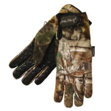 Jacob Ash Hot Shot Fleece Archers Gloves - Release Opening, Insulated (For Men) in Realtree Ap - Closeouts