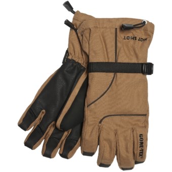 Jacob Ash Hot Shot Hammer Canvas Gore-Tex® Gloves - Waterproof, Insulated (For Men) in Brown
