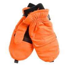 Jacob Ash Hot Shot Pop-Top Mittens - Insulated, Brushed Tricot (For Men) in Blaze Orange - Closeouts