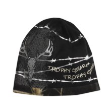 Jacob Ash Hot Shot Trophy Gear for Trophy Game Beanie Hat - Reversible (For Men and Women) in Realtree Ap R/Black Ap - Closeouts