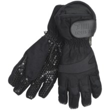 Jacob Ash Hot Shot Wrecking Ball Canvas Gore-Tex® Gloves - Waterproof, Insulated (For Men) in Black - Closeouts