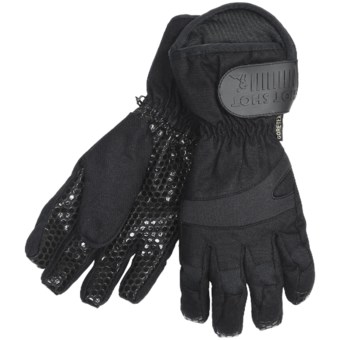 Jacob Ash Hot Shot Wrecking Ball Canvas Gore-Tex® Gloves - Waterproof, Insulated (For Men) in Black