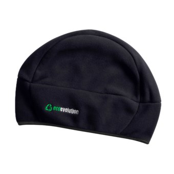 Jacob Ash Recycled Fleece Beanie Hat (For Men and Women) in Black