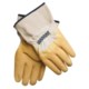 Jacob Ash Rubber-Coated Cotton Gloves - Safety Cuff (For Men)